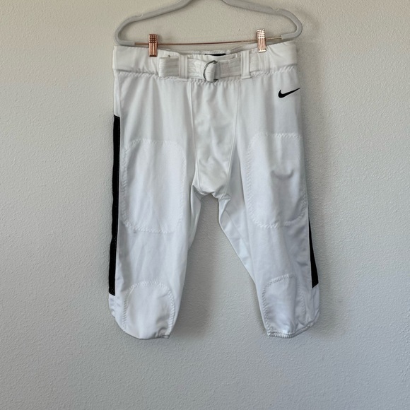 Nike Other - Nike Football Pants Mens Mesh White Elastic Waist Size XL NEW $75